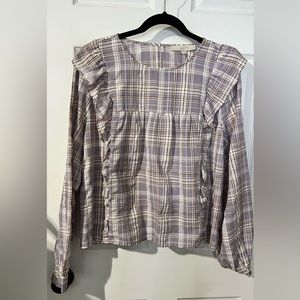 Loft ruffle blouse, size XL